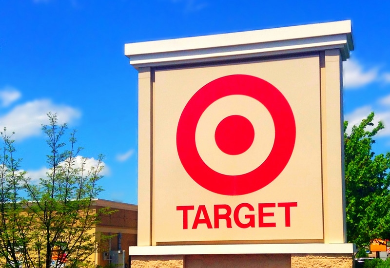 Target sign outside a store