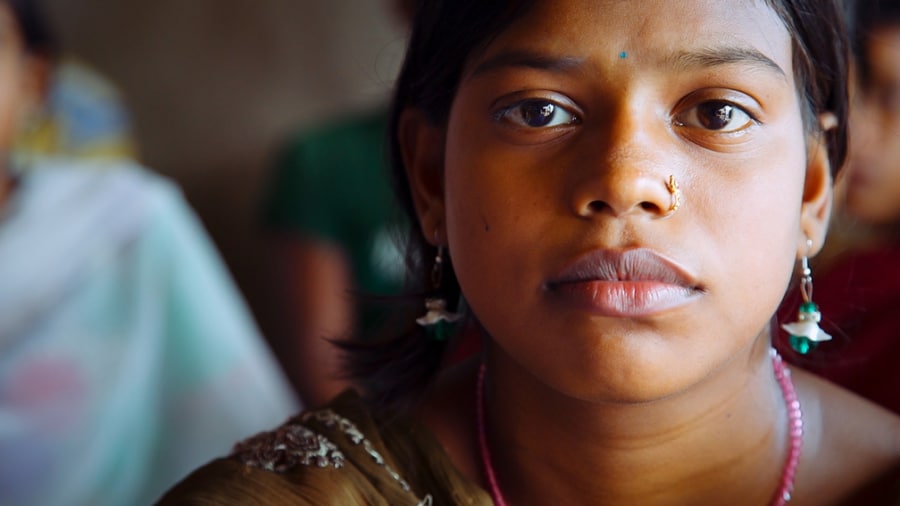 A young Indian girl from the Sundarban Islands